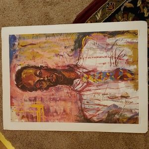 African American fine art print. Endangered Species by PrestonSampson.com